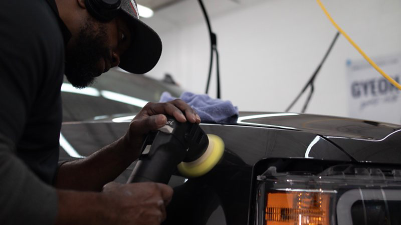 Chevy Silverado XLT Buffing Paint Correction