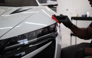 Acura NSX Paint Applying Ceramic Coating