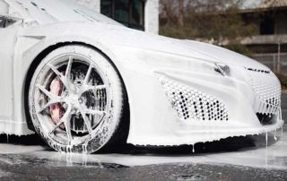 Acura NSX Paint Applying Foam Car Wash