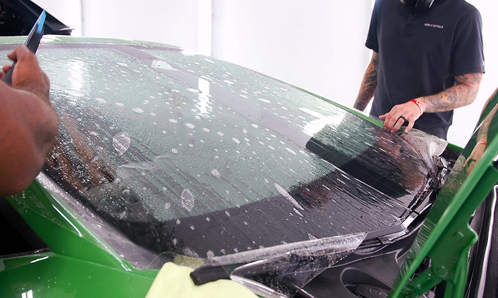 Windshield Paint Protection Film PPF